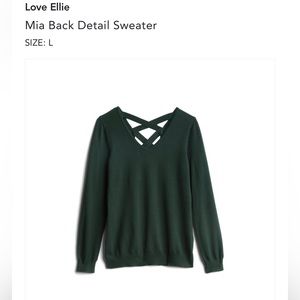 Mia Back Detail Sweater